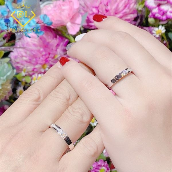 Nhẫn Cưới Cặp Kim Cương – N1373.4